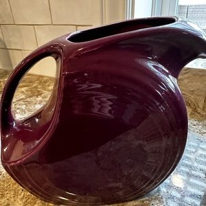 Fiestaware Fiesta Pitcher Large Disk Mulberry Purple great condition